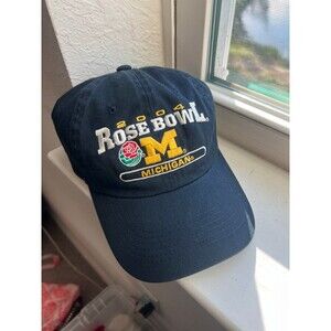 Vintage 2004 Michigan Wolverines Rosebowl Adjustable Baseball Cap